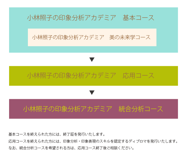 小林照子の印象分析アカデミア　育成プログラム