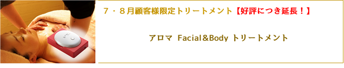 ７・８月アロマトリートメント